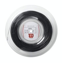 Wilson Tennis String Revolve (Durability+Spin) Black 200m Roll