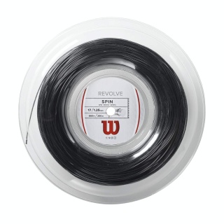 Wilson Tennis String Revolve (Durability+Spin) Black 200m Roll