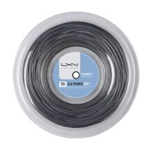 Luxilon Tennis String Alu Power Soft 1.25 (Durability+Control) silver 200m Roll