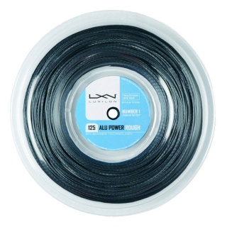 Luxilon Tennis String Alu Power Rough (Durability+Spin) silver 220m roll