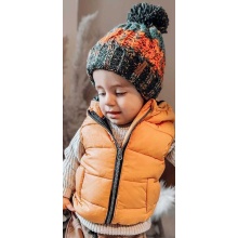 Wakefield Winter Hat Pom Pom orange Children - 1 piece