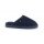 Warmbat Classic Suede Slippers with Merino Sheepskin in Dark Blue House Shoes