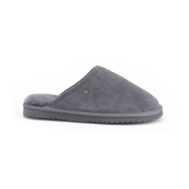 Warmbat Slippers Classic Suede with Merino Sheepskin grey - 1 Pair