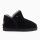 Warmbat Slippers Willow Suede with Merino Sheepskin black Women