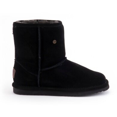 Warmbat Winter Shoes Kangaroo (Suede) Black Ladies