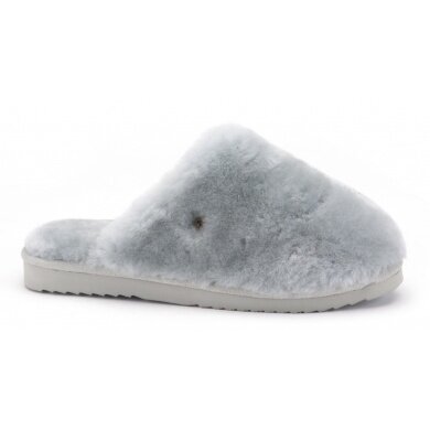 Warmbat Slippers Mungo Fur with Merino Sheepskin Ice Blue Women