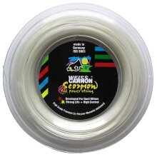 WeissCannon Tennis String Scorpion (Durability) white 200m roll