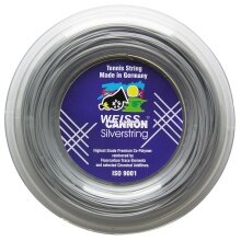 WeissCannon Tennis String Silverstring (Durability+Power) silver 200m roll