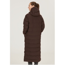 Whistler Winter Down Coat Joan Long Puffer (warm, windproof, waterproof) dark brown Women