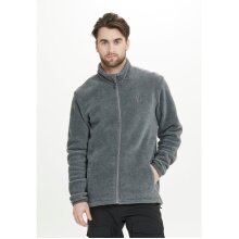 Whistler Fleece Jacket Cocoon (Stand-up collar, 100% Polyester) grey melange Men