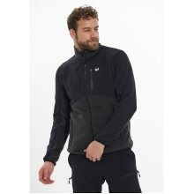 Whistler Fleece Jacket Evo (100% Polyester, breathable) phantom grey/black Men