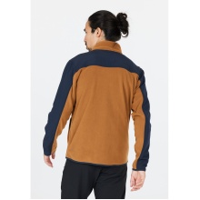 Whistler Fleece Jacket Evo (100% Polyester, breathable) orange/navy blue Men