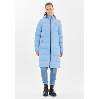 Whistler Winter Padded Coat Abella Long (Hood, Warm, Breathable) Light Blue Women