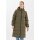 Whistler Winter Padded Coat Abella Long (Hood, Warm, Breathable) Dark Green Women