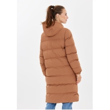 Whistler Winter Padded Coat Abella Long (Hood, warm, breathable) cognac brown Women