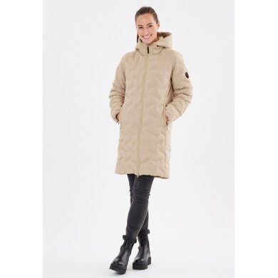 Whistler Winter Coat Dido Long Puffer (Hood, Warm, Water-Repellent) Cream/Beige Women