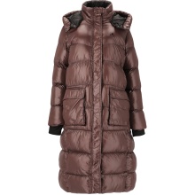 Whistler Winter Quilted Coat Lakewood Long Puffer Jacket (warm, breathable) brown ladies