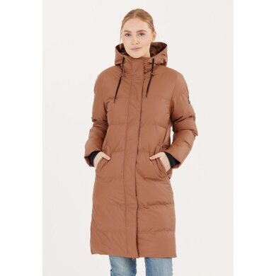 Whistler Winter Quilted Coat Audrey Long Puffer Jacket W-Pro 5000 (waterproof, windproof) brown Women