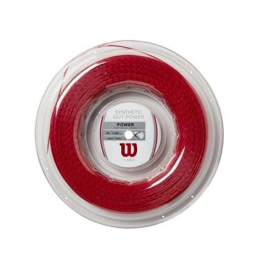 Wilson Tennis String Synthetic Gut Power 1.30 (Allround+Power) red 200m roll