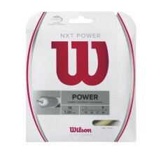 Wilson Tennis String NXT Power (Arm Protection+Power) natural 12m Set