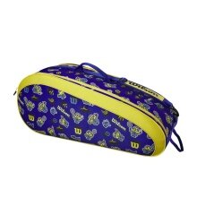 Wilson Tennis Racketbag Minions 3.0 Team (Racket bag, 2 main compartments) 2024 blue/yellow 6-pack