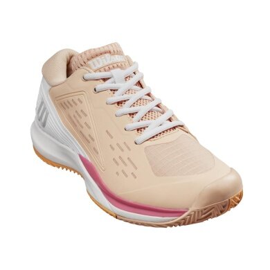 Wilson Tennis Shoes Rush Pro Ace Clay/Sand Court 2024 Peach Orange/White Women