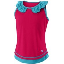 Wilson Tennis Tank Competition II Pink/Blue Girls