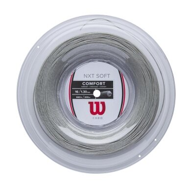 Wilson Tennis String NXT Soft (Arm Protection+Touch) silver 200m Roll