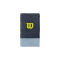 Wilson Sweatband Jumbo (Extra Wide) Wrist in Ink Blue - 2 Pieces