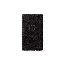 Wilson Sweatband Jumbo (Extra Wide) Wrist black - 2 pieces