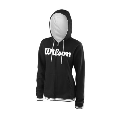 Wilson Hoodie Team Full Zip #18 black Women