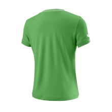 Wilson Tennis Shirt Team V-Neck #18 green Girls