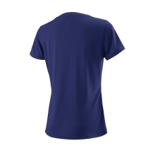 Wilson Tennis Shirt Team Logo #18 dark blue Women