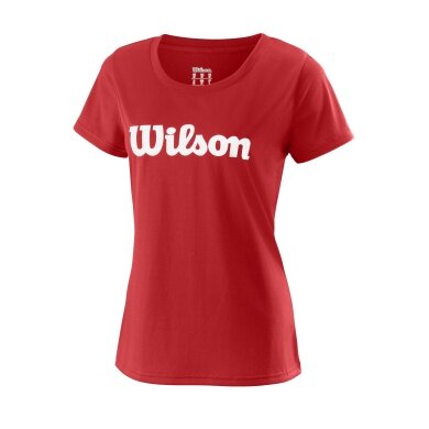 Wilson Tennis Shirt Team Logo red Women