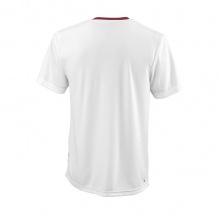 Wilson Tennis Tshirt Team II Crew burgundy/white Men