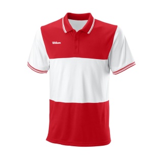 Wilson Tennis Polo Team II red/white Men