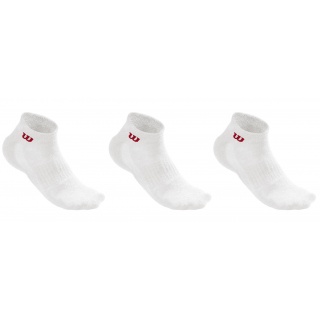 Wilson Tennis Socks Quarter white Men - 3 Pairs