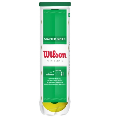 Wilson Methodology Balls Stage 1 Starter Play Green Can 4-Pack