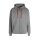 Wilson Training Jacket Fundamentals Cotton Zip with Hood (Cotton) grey Men's