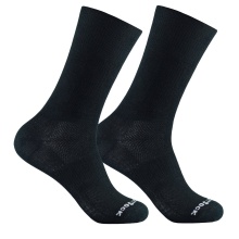 Wrightsock Sportsocks Crew Coolmesh II (thin, breathable, comfortable) black - 1 Pair