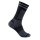 Wrightsock Sportsocks Crew Coolmesh II (thin, breathable, comfortable) grey/black - 1 pair