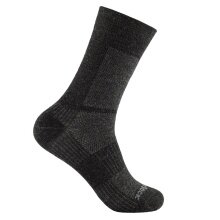 Wrightsock Hiking Sock Crew Merino Coolmesh II (thin, merino wool) grey/black - 1 Pair