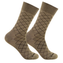 Wrightsock Everyday Hiking Sock Crew Stride khaki - 1 Pair