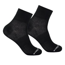 Wrightsock Sportsocks Quarter Coolmesh II (thin, breathable, comfortable) black - 1 pair