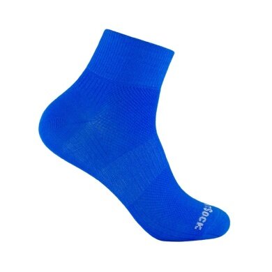 Wrightsock Sportsocks Quarter Coolmesh II (thin, breathable, comfortable) blue - 1 pair