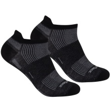 Wrightsock Running Sock Sneaker Coolmesh II Run Tab (thin, padded) black - 1 Pair