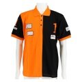 X-Bionic Leisure Polo Piquet Short Sleeve black/orange Men (Size L)