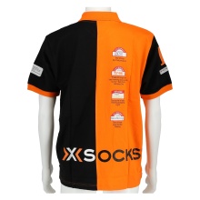 X-Bionic Leisure Polo Piquet Short Sleeve black/orange Men (Size L)