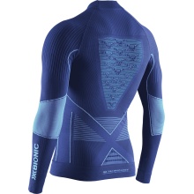 X-Bionic Functional Long Sleeve Shirt Energy Accumulator 4.0 Turtle Neck Navy Blue Men