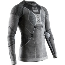 X-Bionic Functional Long-sleeved Round Neck Apani 4.0 Merino Underwear black/grey/white Men